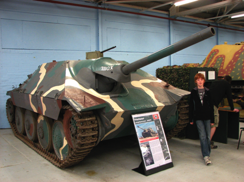 Jagdpanzer 38(t) or, as more commonly known, a Hetzer (baiter)